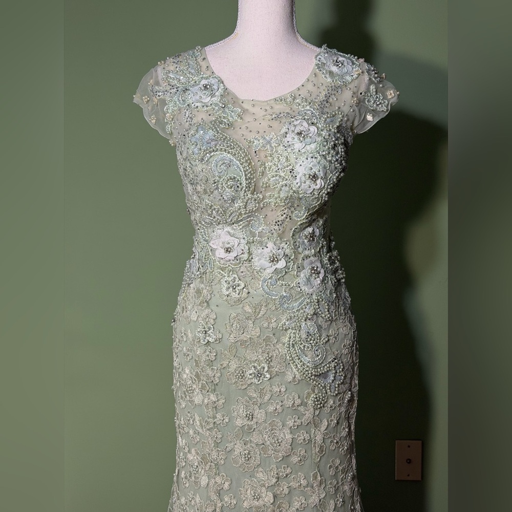 Elegant Floral Embellished Dress